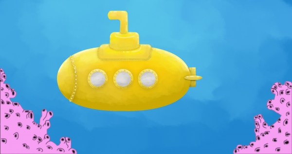 Creation of yellow submarine: Step 4